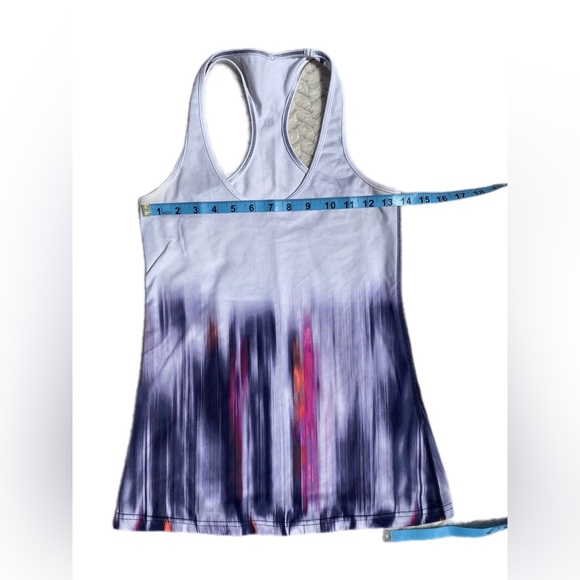 Lululemon Cool Racerback Engineered Mirage Deep Indigo / White - Picture 7 of 10